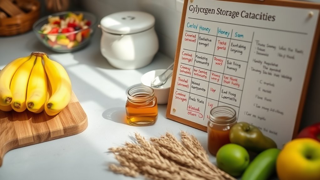 optimize glycogen storage strategies