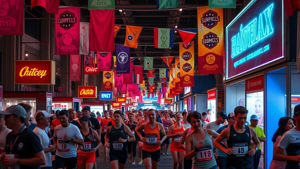 race preparations and excitement