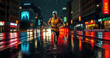 rainy 10k personal best