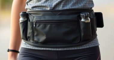 secure belt for minimal bounce