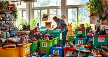 shoe recycling and upcycling