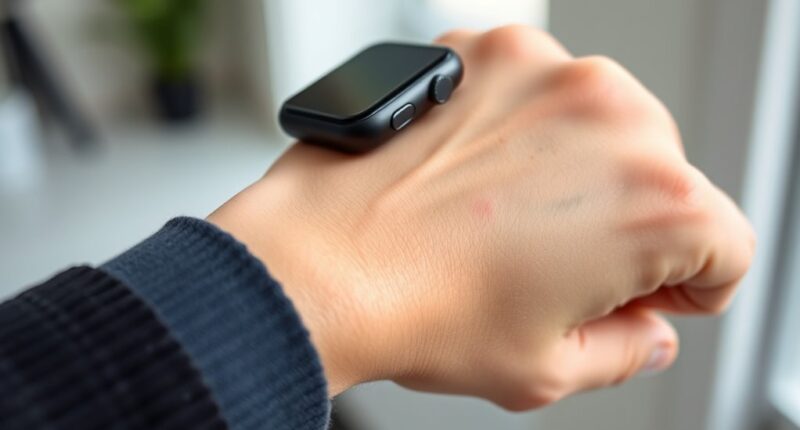 smartwatch strap rash prevention