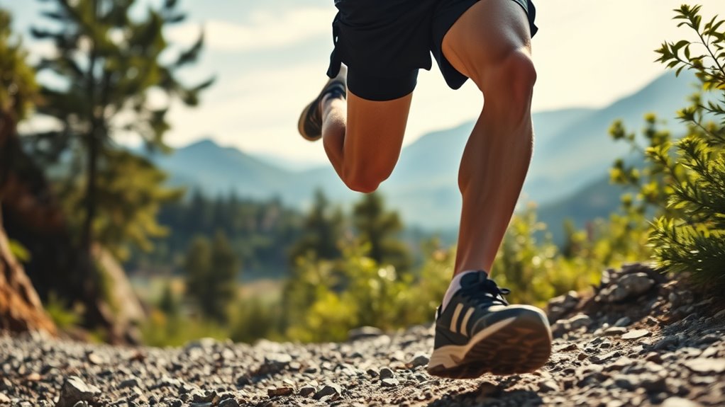 strengthen downhill running muscles