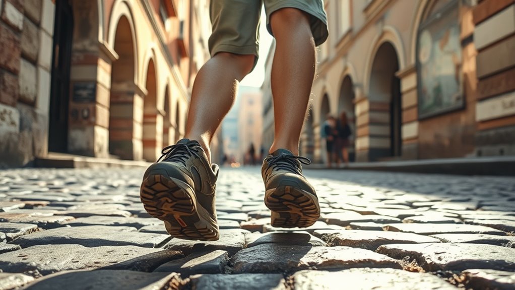 supportive shoes prevent blisters