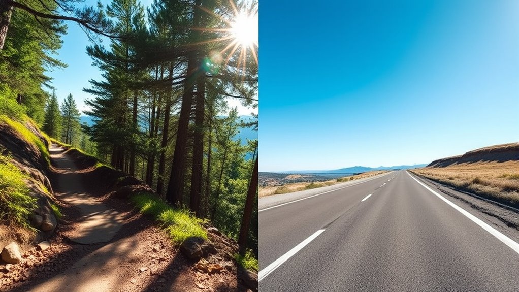 trail and road running benefits