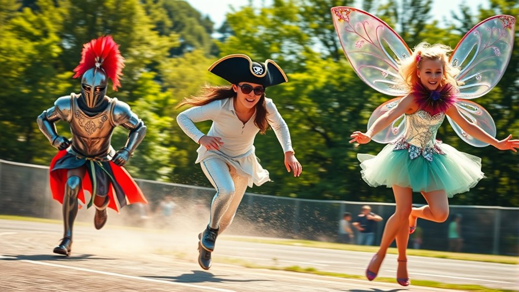 vibrant costumes enhance race experiences