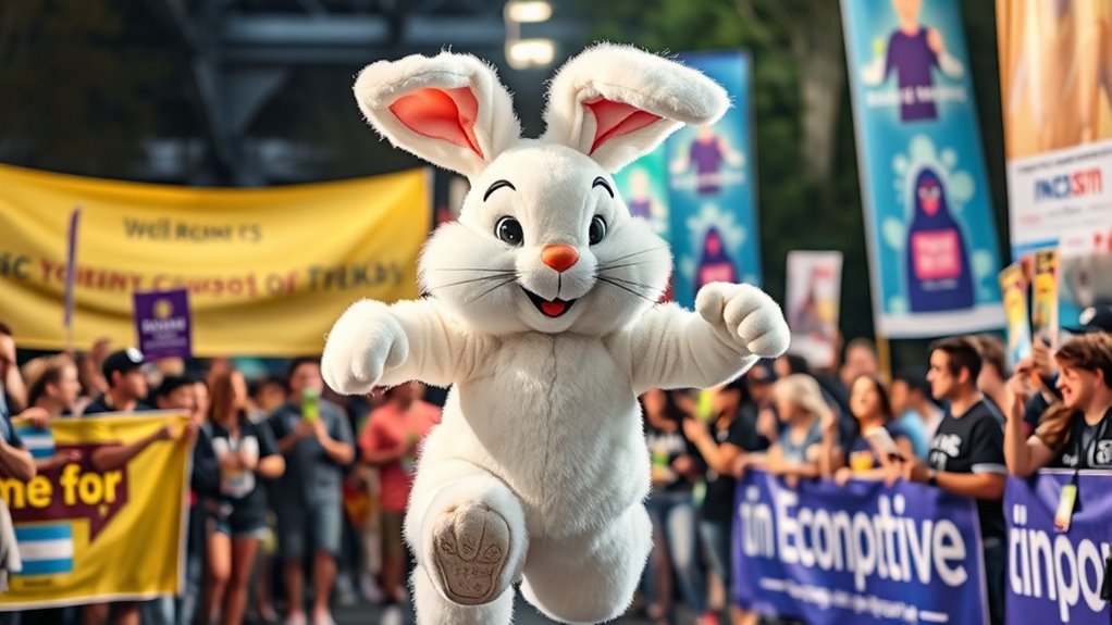 vibrant mascots promote engagement