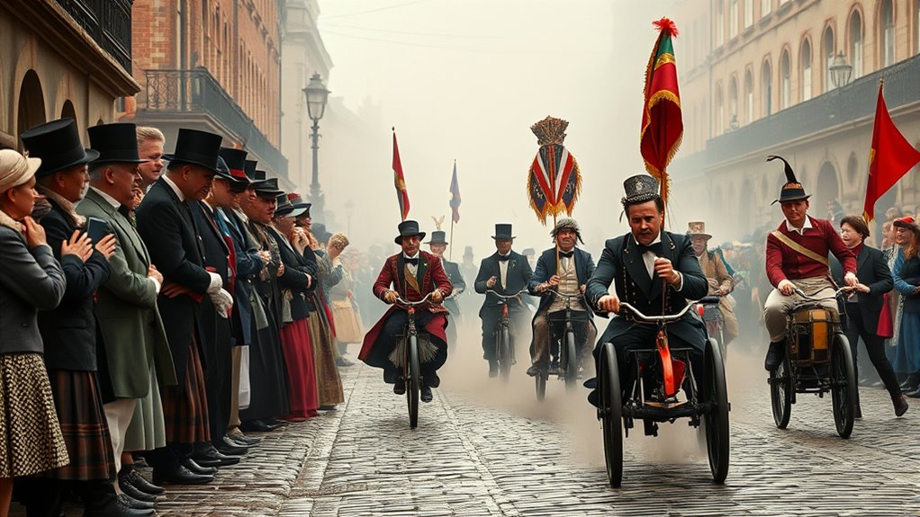 victorian racing spectacle and attire