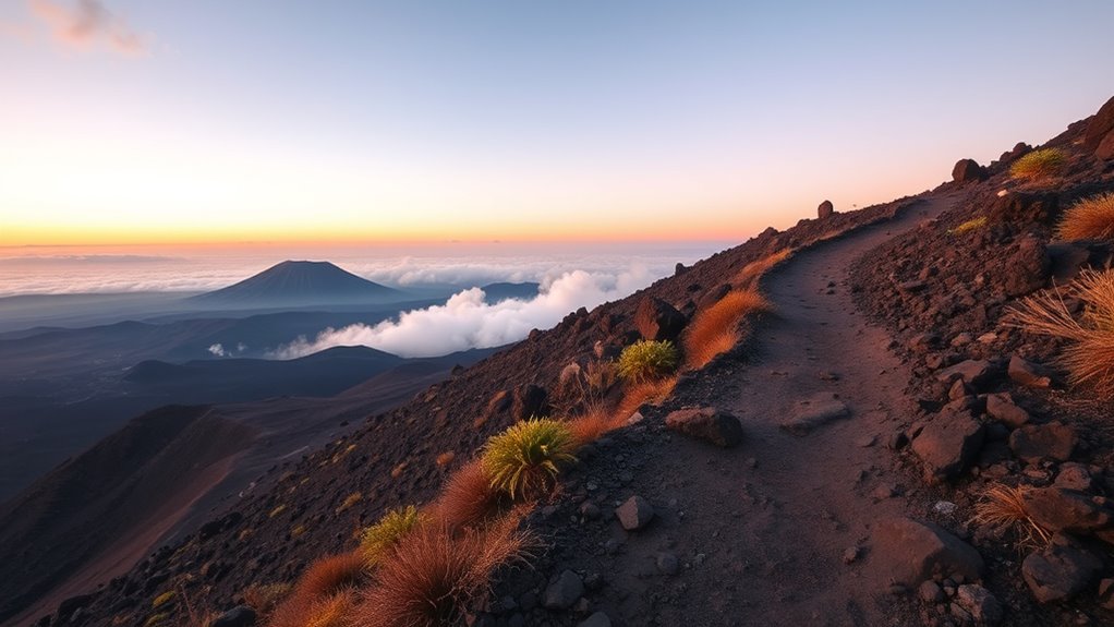 volcanic terrain requires caution