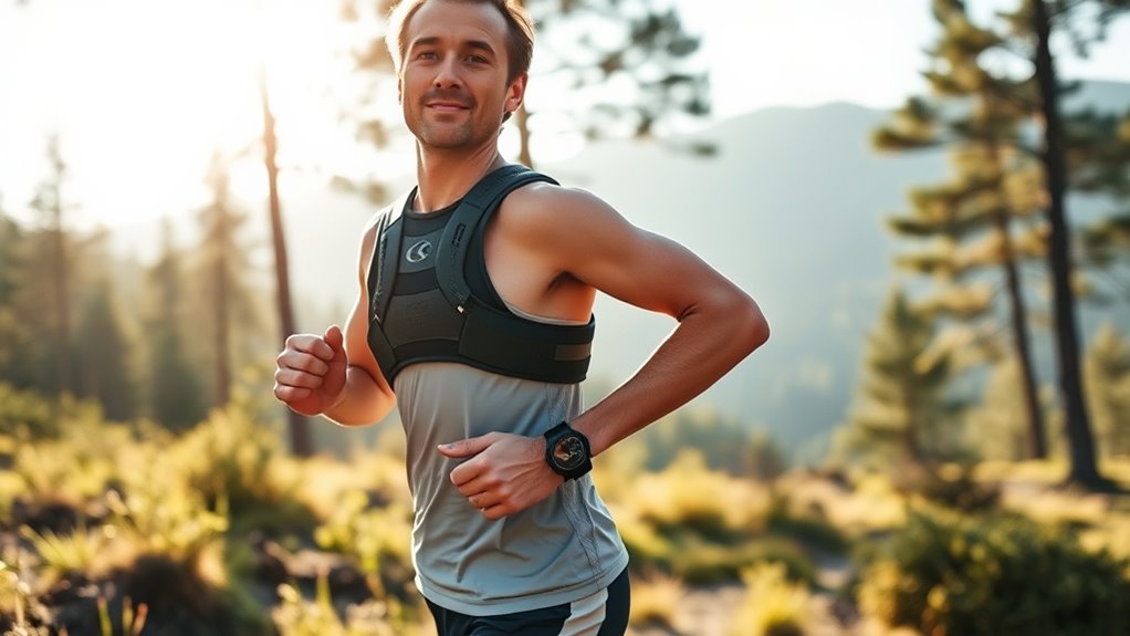 adjustable breathable running brace