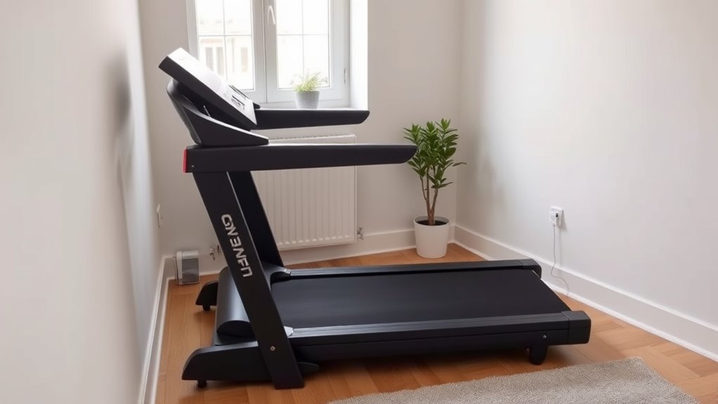 apartment friendly foldable treadmill