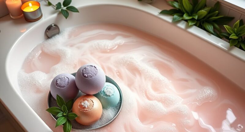 bath bombs promote muscle healing
