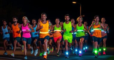 night running safety bands