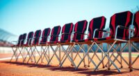 portable race crew seating
