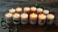running inspired recovery candles