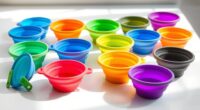 top collapsible silicone bowls