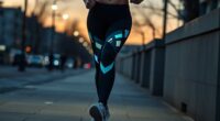 top night safety reflective leggings