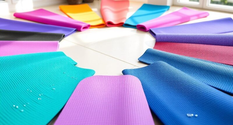top non slip hot yoga mats