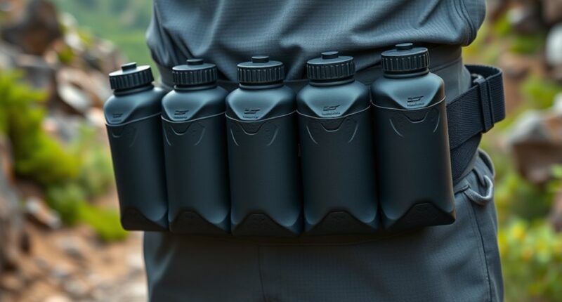 top race flask belt systems