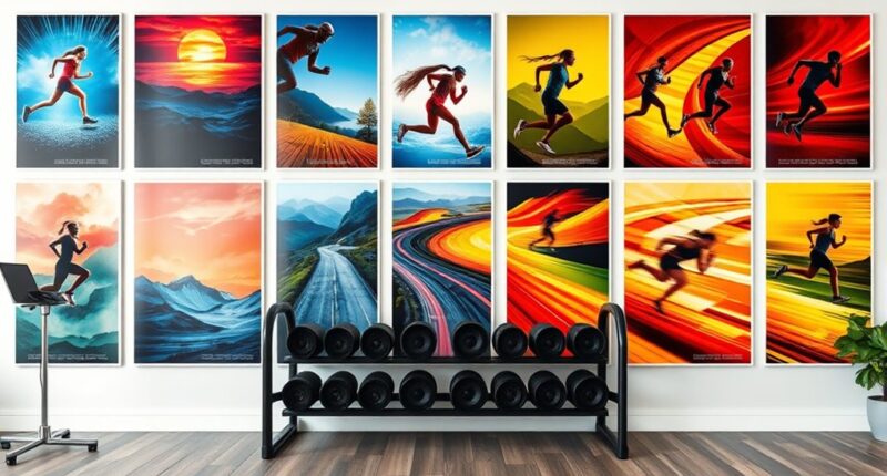 top running motivation posters