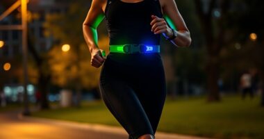 top running safety lights
