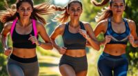 top running sports bras