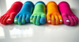 top running toe socks