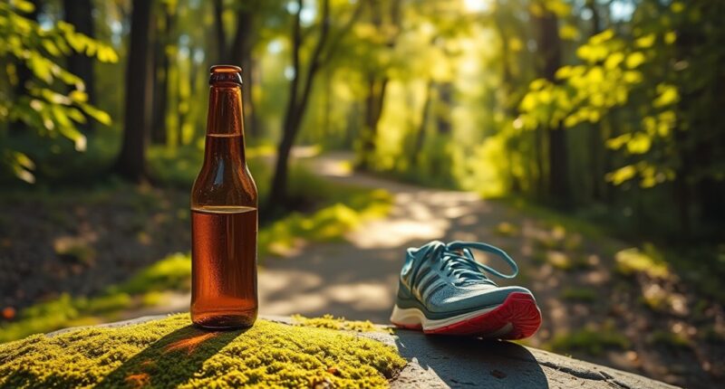 alcohol s effect on running