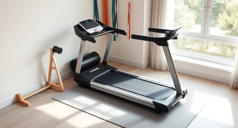 create at home running equipment