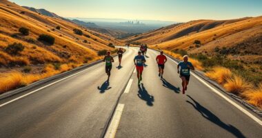 downhill marathon running strategy