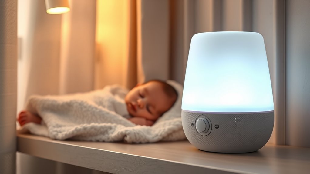 essential newborn white noise features