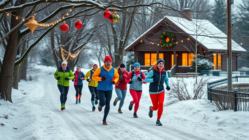 festive holiday running traditions