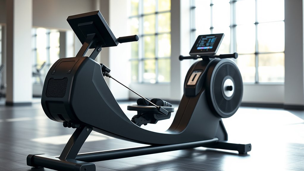 full body rowing machine features