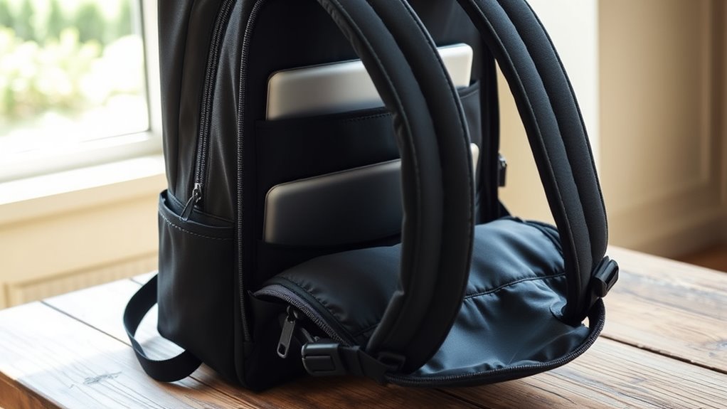 laptop backpack safety features