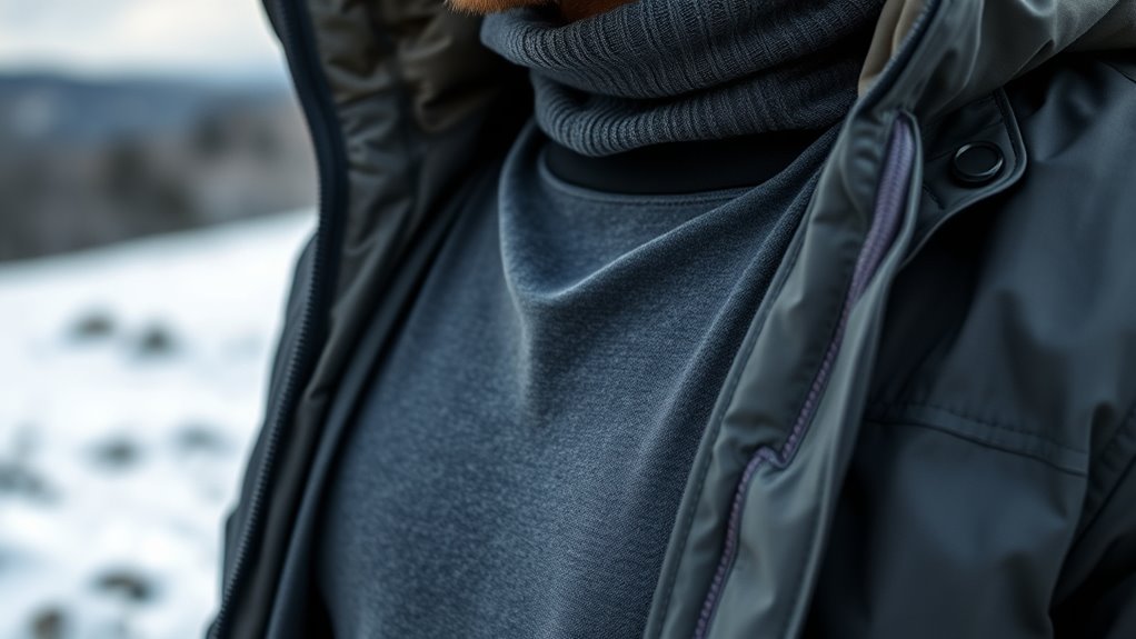 layering for warmth and dryness