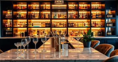 luxurious home bar ideas