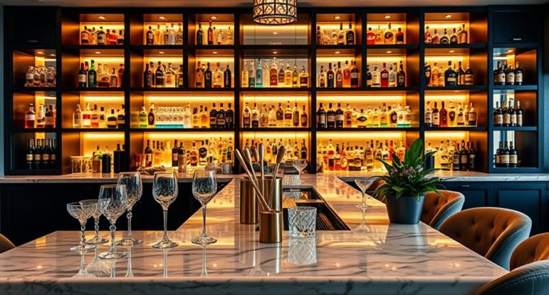 luxurious home bar ideas