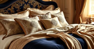 luxury bedding for cozy sleep