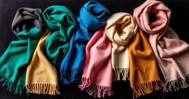 luxury cashmere scarf collections