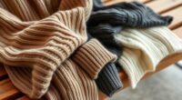 luxury cashmere sweater selection