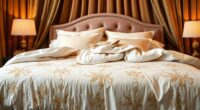 luxury king bed bedding