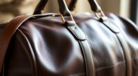 luxury leather weekend bags