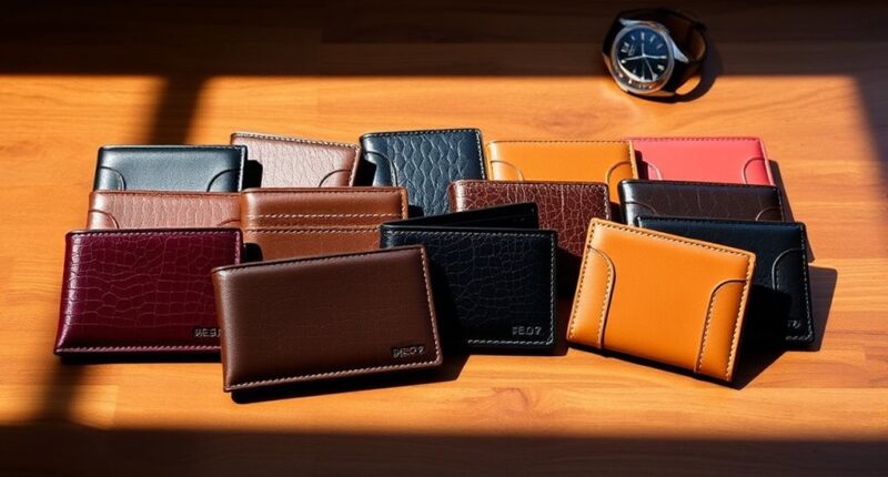 luxury men s leather wallets