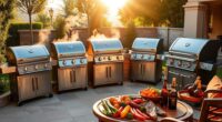 luxury outdoor grilling equipment