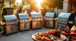 luxury outdoor grilling equipment