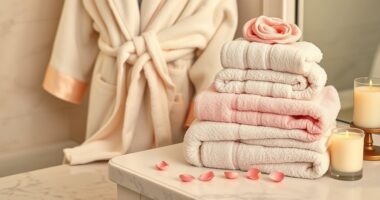 luxury spa bath sets