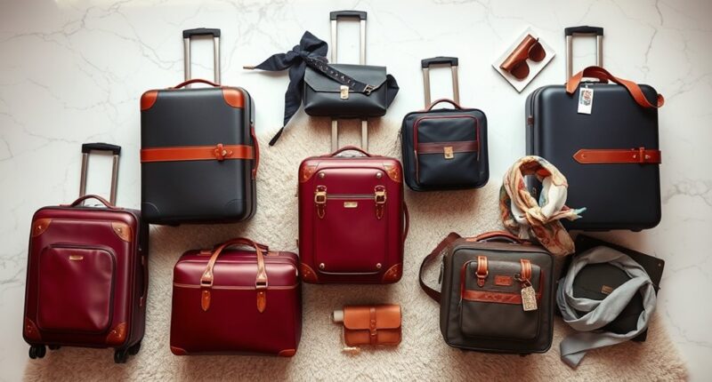 luxury travel luggage sets
