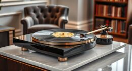 luxury vinyl record player selection
