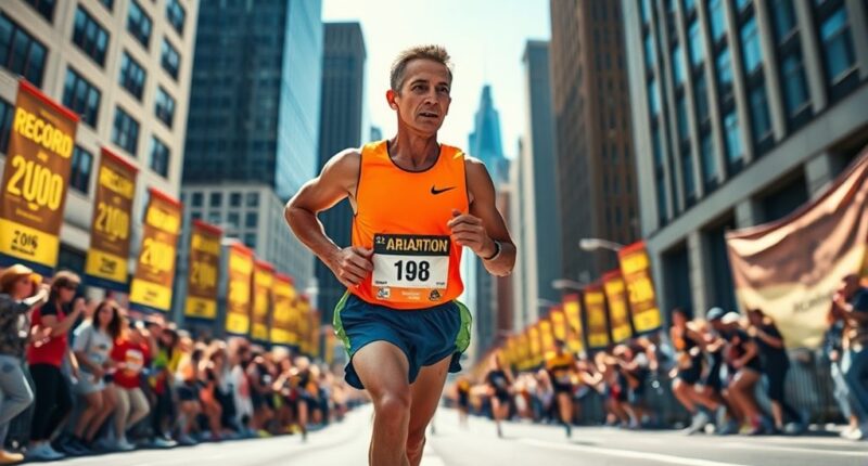 marathon record progression milestones