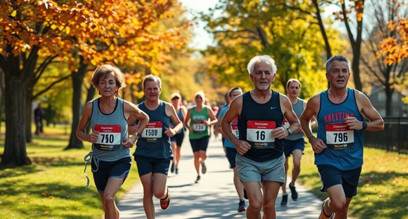 masters running age group growth